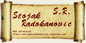 Stojak Radokanović vizit kartica